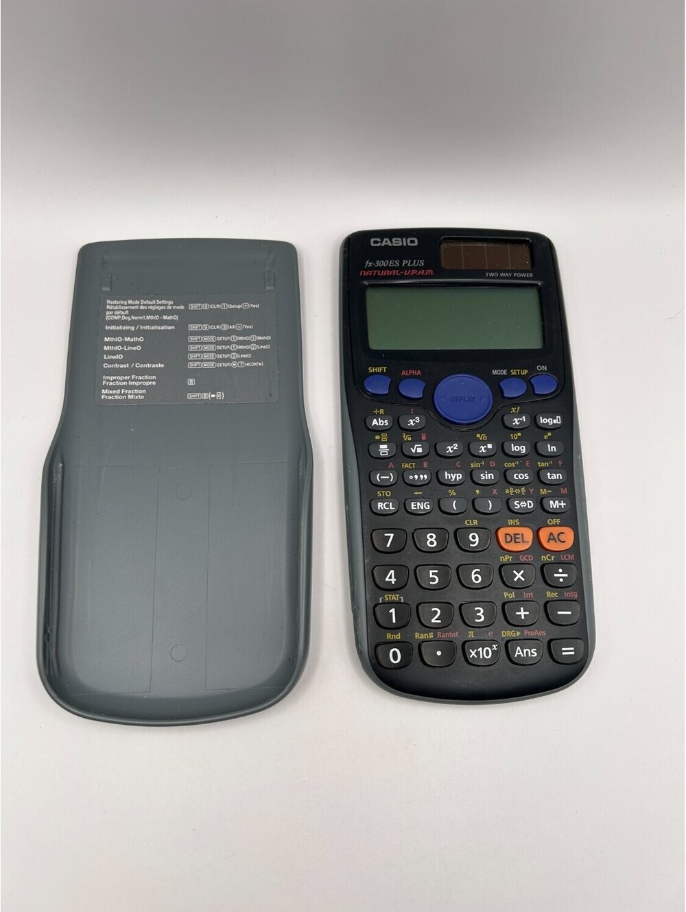 Casio FX-300ESPLUS Scientific Calculator Black Natural V.P.A.M. Display Modern